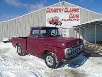 1960 Ford F100 Y block V8 3 speed 1960 Prix tout compris
