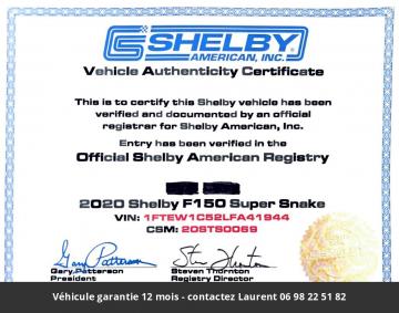 2020 Ford F150 Shelby Super Snake 770HP Hors homologation 4500e