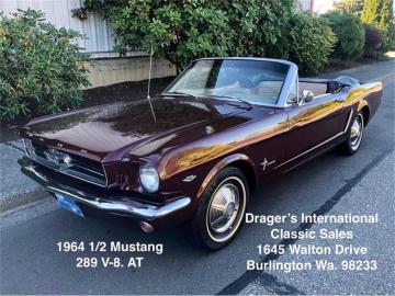 1964 Ford Mustang V8 Code D 1964 Prix tout compris