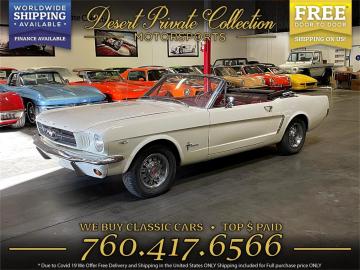 1965 Ford Mustang V8 289 1965Prix tout compris