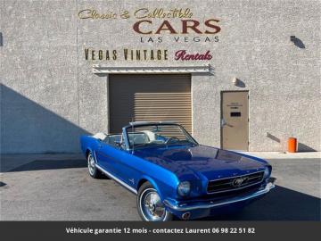 1965 Ford Mustang Cabriole t 1965 DA Volant Bois Prix tout compris 