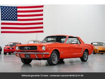 1965 Ford Mustang V8 289 1965 Prix tout compris 