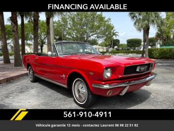 1966 Ford Mustang V8 289 1966 Prix tout compris  