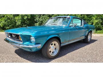 1968 Ford Mustang Fastback J code V8 302 Prix tout compris