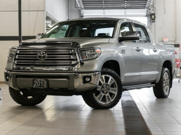 2018 Toyota Tundra  Platinum CrewMax 5.7L 4X4 Tout compris hors homologation 4500e