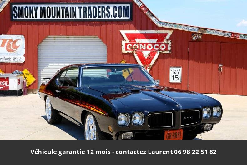 Pontiac GTO Big block 8.1 (496 ci) 500 hp 1970 prix tout compris hors homologation 4500 €