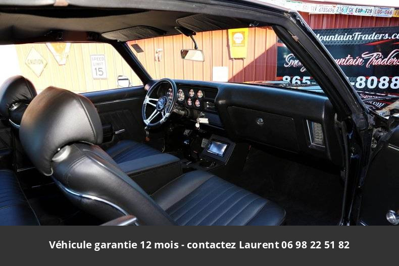 Pontiac GTO Big block 8.1 (496 ci) 500 hp 1970 prix tout compris hors homologation 4500 €