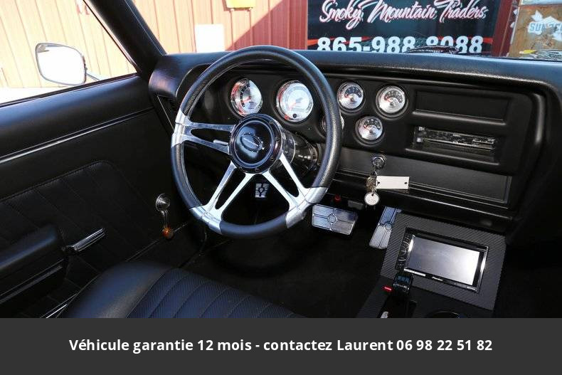 Pontiac GTO Big block 8.1 (496 ci) 500 hp 1970 prix tout compris hors homologation 4500 €