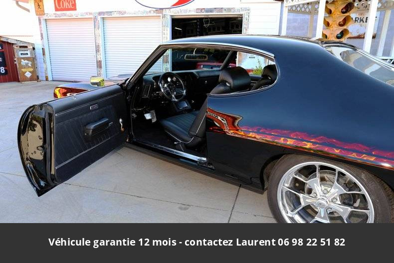 Pontiac GTO Big block 8.1 (496 ci) 500 hp 1970 prix tout compris hors homologation 4500 €